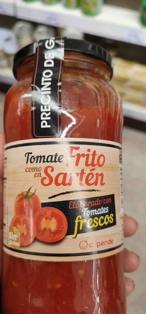 Tomate frito como en sartén