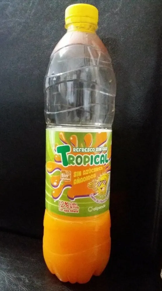 Refresco sin gas tropical