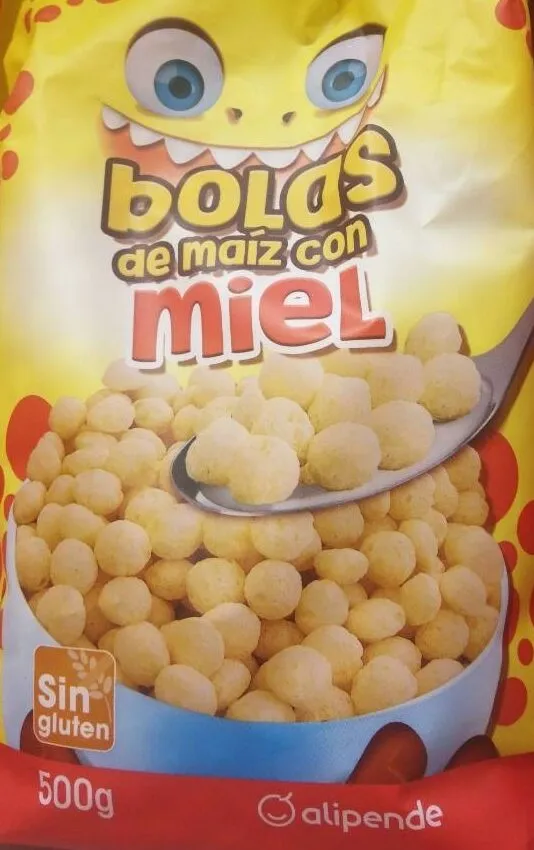 Bolas de maíz con miel