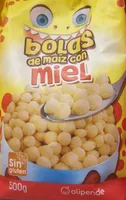 Bolas de maíz con miel