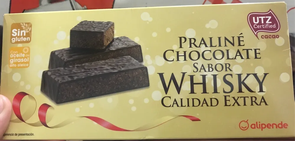 Praliné chocolate sabor whisky