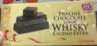 Praliné chocolate sabor whisky