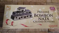 Praliné bombón nata