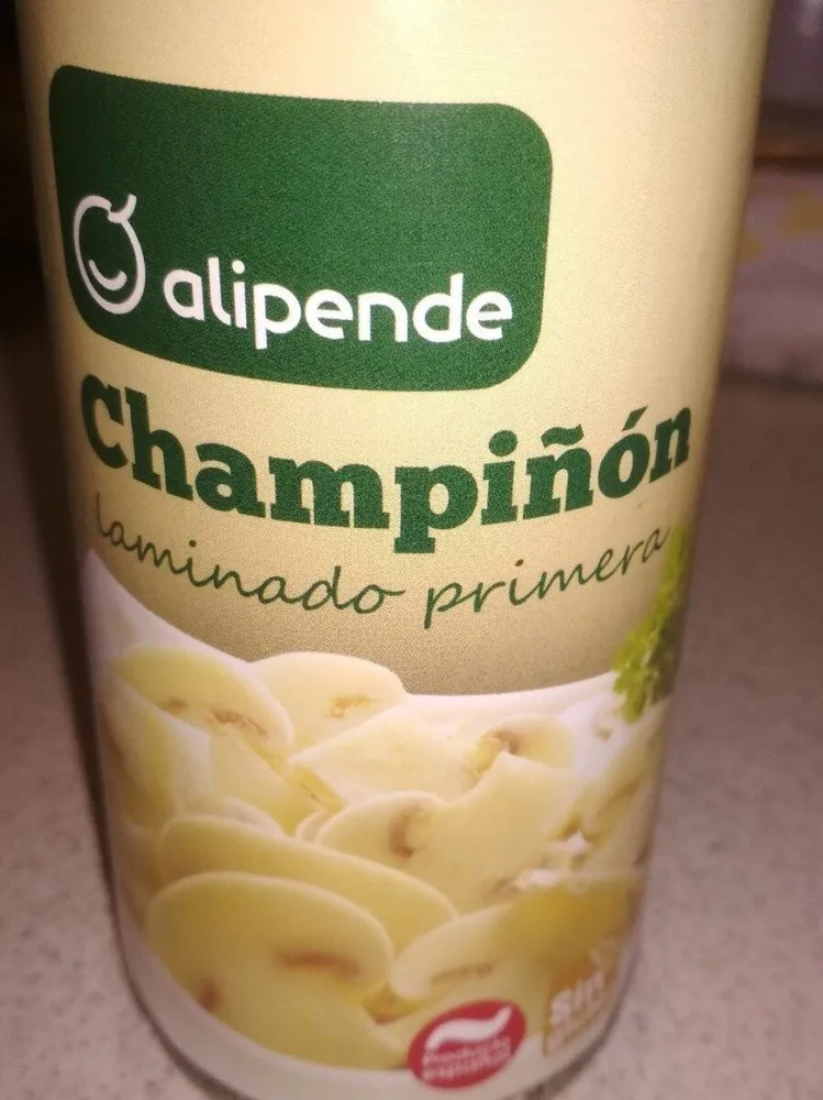 Champiñones laminado