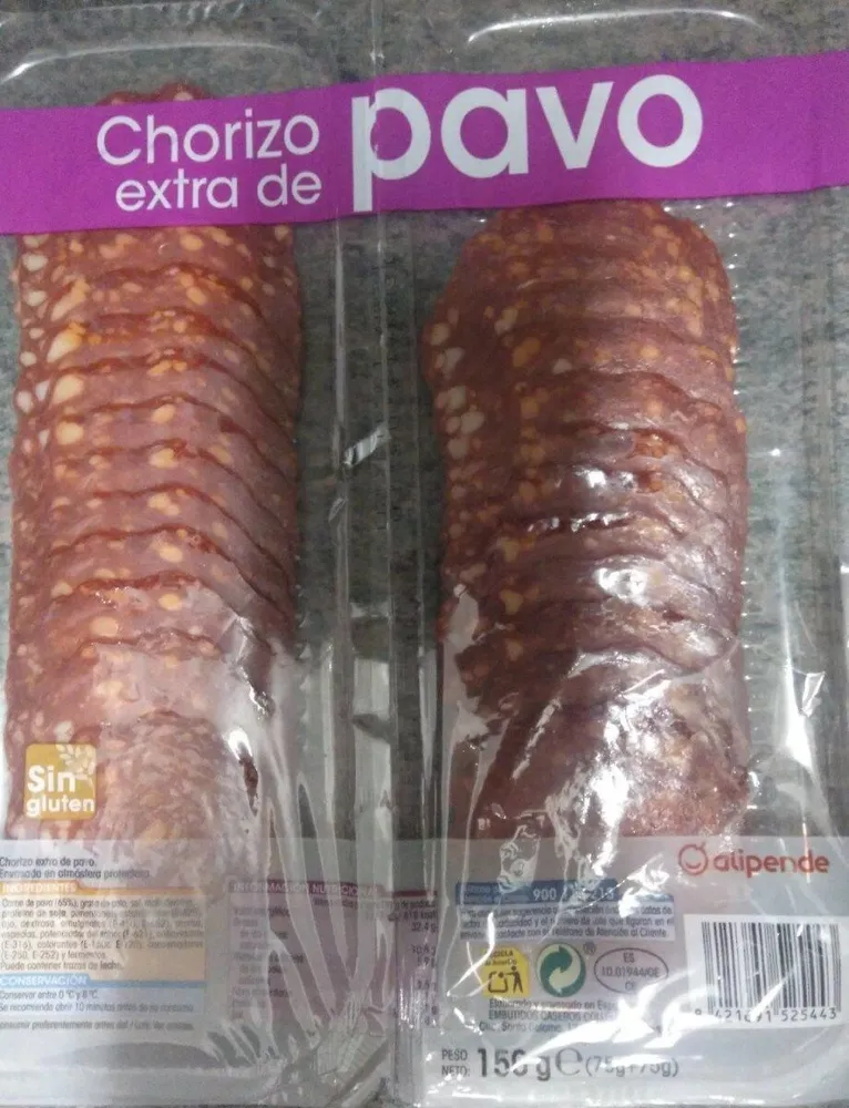 Chorizo extra de pavo