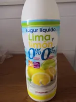 Yogur líquido lima y limón 0%