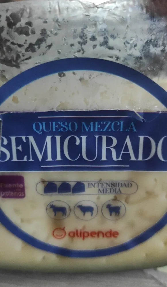 Queso mezcla semicurado