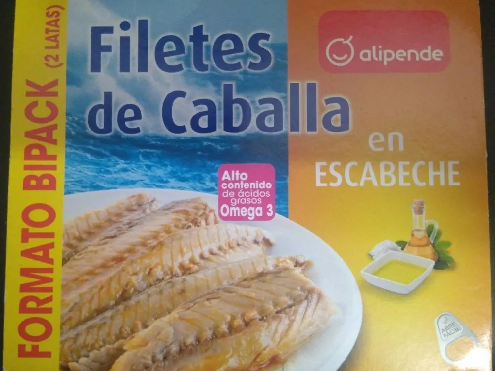 Filetes de caballa en escabeche