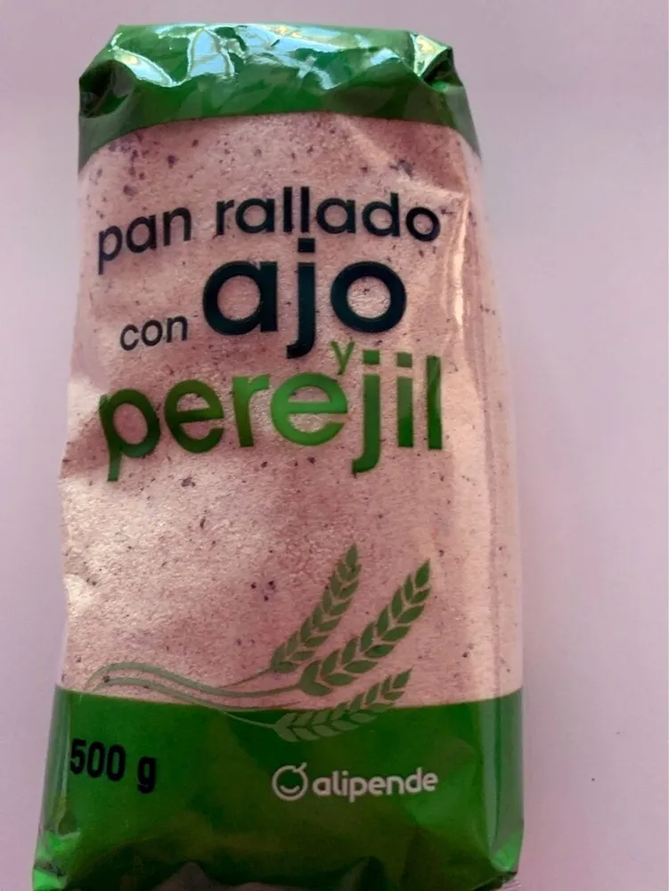 Pan rallado con ajo y perejil