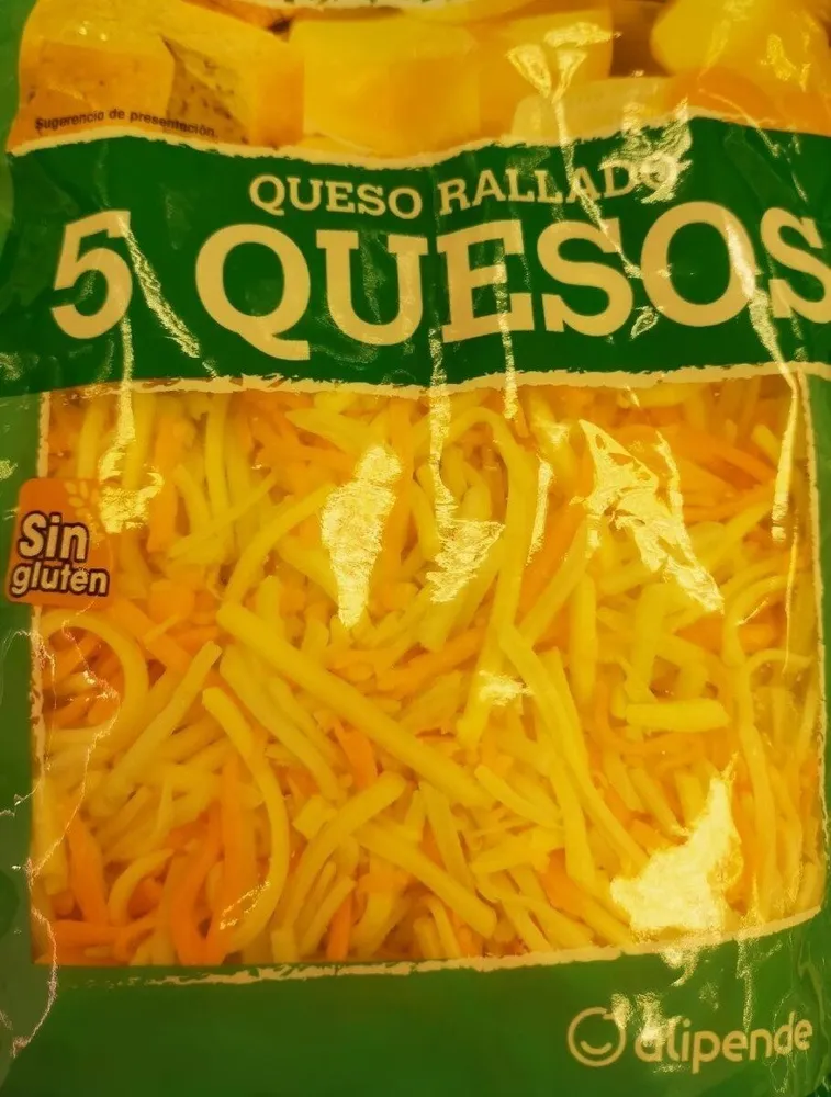 Queso rallado 5 quesos