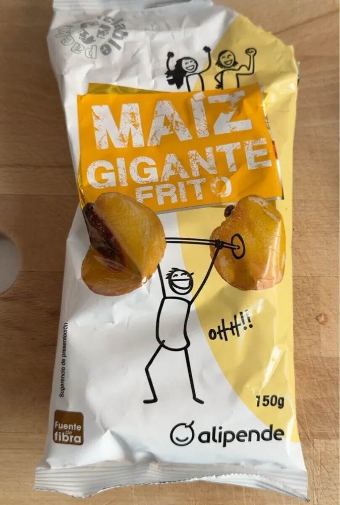 Maíz gigante frito