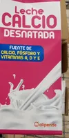 Leche desnatada rica en calcio