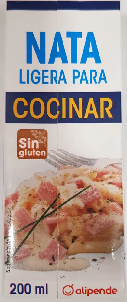 Nata ligera para cocinar