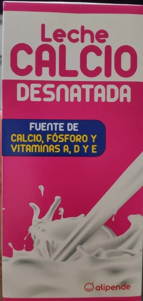 Leche calcio desnatada