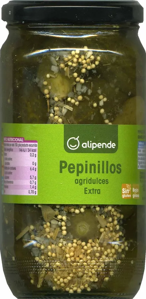 Pepinillos agridulces extra