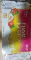 Yogur Sabor Fresa y Platano