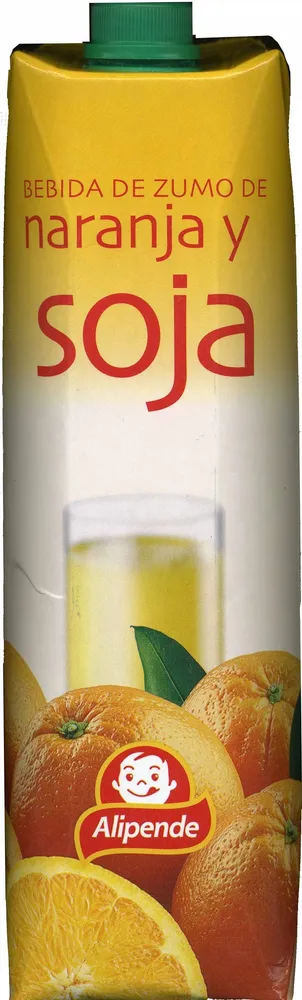 Bebida de zumo y soja Naranja