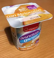 Yogurt desnatado melocotón