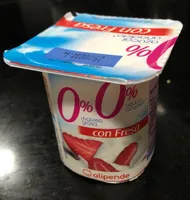 Yogur 0% con fresa