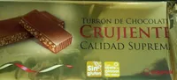 Turrón de chocolate crujiente