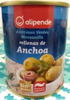 Aceitunas Verdes Manzanilla rellenas de Anchoa