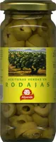 Aceitunas verdes en rodajas