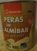 Peras en almíbar
