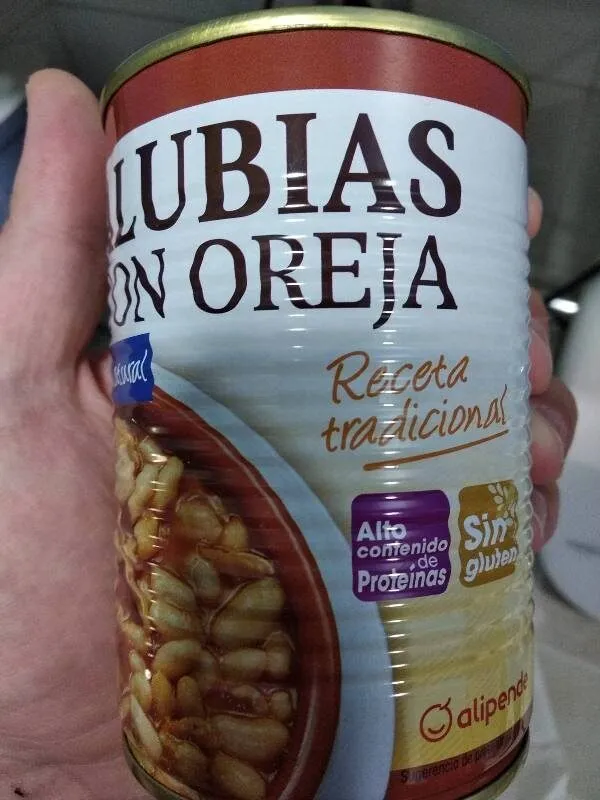 Alubias con oreja