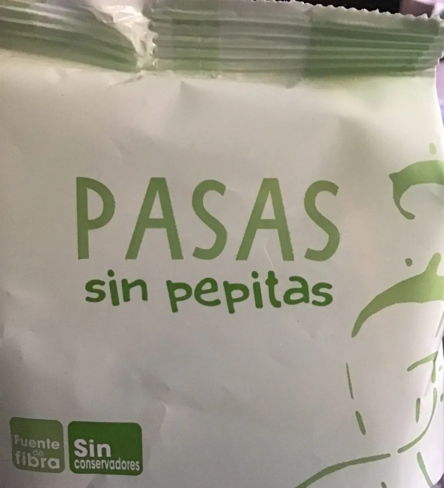 Pasas sin pepitas