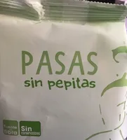 Pasas sin pepitas