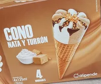 Cono nata y turrón