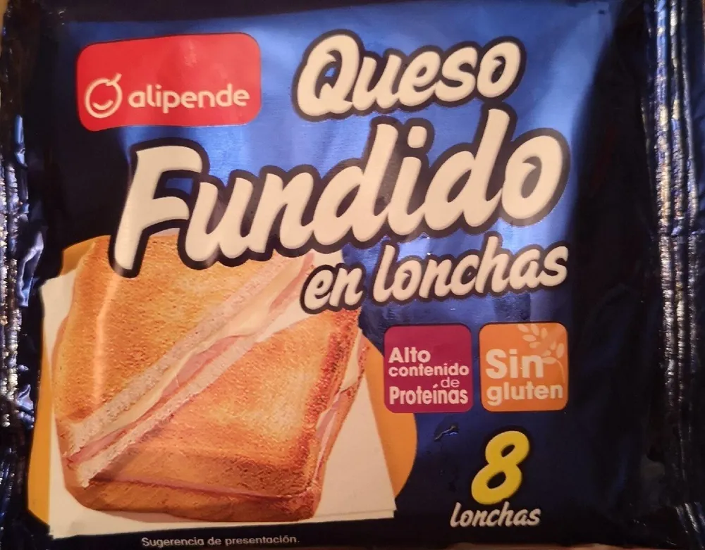 Queso fundido en lonchas