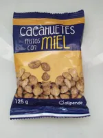 Cacahuetes fritos con miel