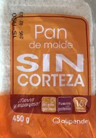 Pan blanco sin bordes