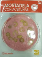 Mortadela con aceitunas