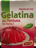 Gelatina Sabor  Frambuesa Con Vitamina C