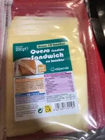 Queso fundido sándwich en lonchas