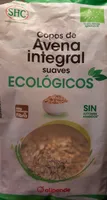 Copos de avena integral suaves ecológicos