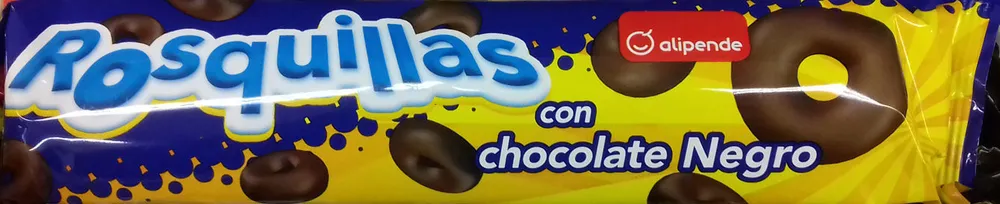 Rosquillas con chocolate negro