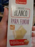 Chocolate blanco para fundir