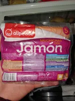 Salchichas con jamón