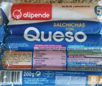 Salchichas con queso