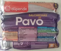 Salchichas de pavo