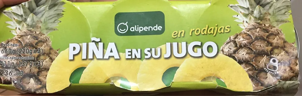 Piña en su jugo