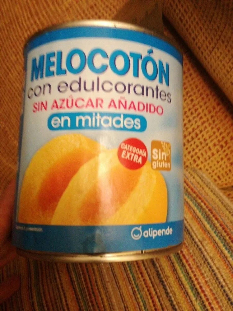 Melocotón sin azúcar añadido