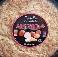 Tortilla de patatas con cebolla