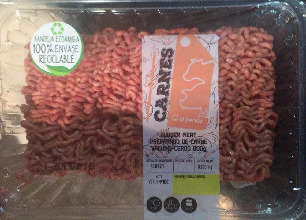 Burger meat