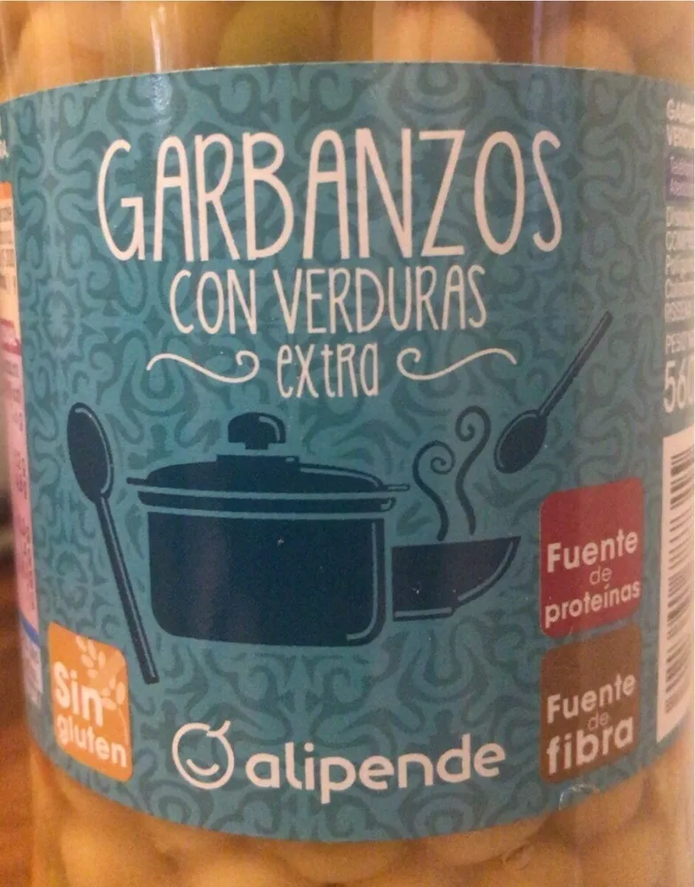Garbanzos con verduras extra