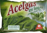 Acelgas en hojas congeladas "Alipende"