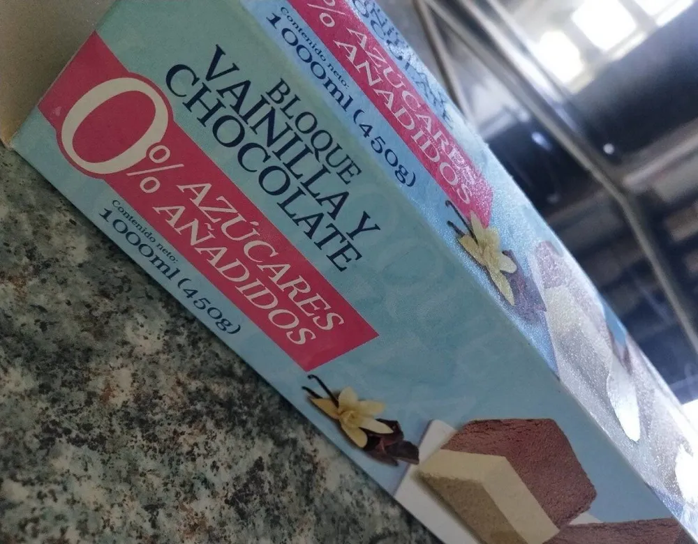 Bloque vainilla y chocolate 0%